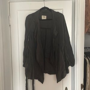 Abercrombie coat/ jacket with tie
